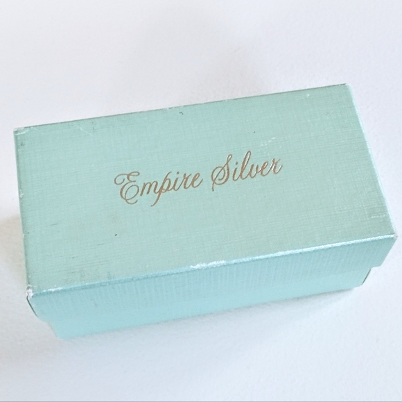 👶 Vintage Solid 925 Sterling Silver Baby Dumbbell Rattle Empire 22g Keepsake - Picture 7 of 9